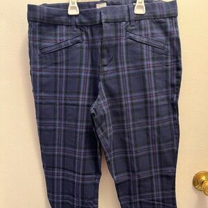 GAP plaid skinny pant